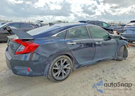 2019 Honda Civic Touring from USA, damaged, VIN JHMFC1F98KX004531